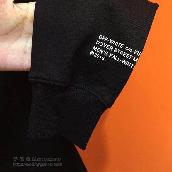 OffWhite男裝 19-20FW新款 最高品質 off新款圓領衛衣 off黑色套頭男衛衣 男士秋季新款單品  tzy2236